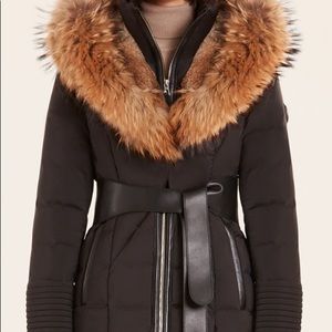 Rudsak Moda in black with fur